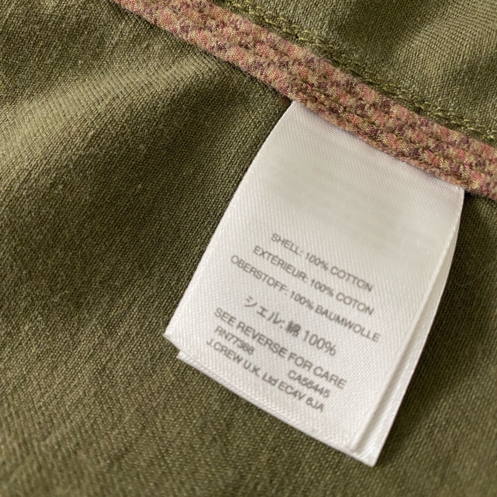 J.Crew Olive Jacket with Gold Zipper - Picture 8 of 14